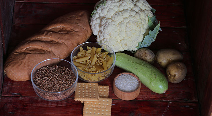 в каких продуктах много углеводов список
